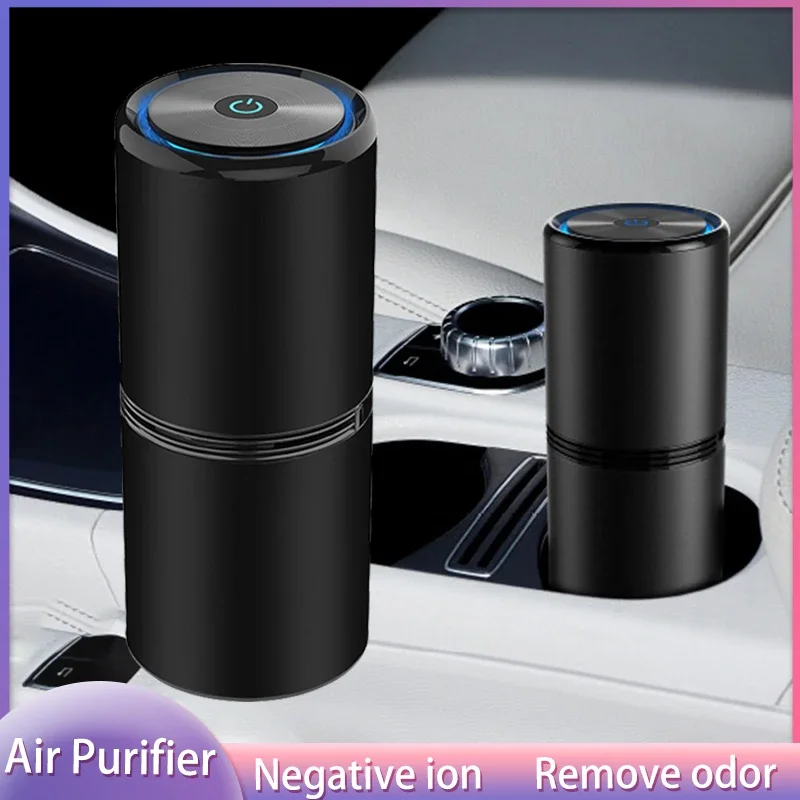 

Xiaomi Youpin Car Air Purifier Freshener Accessories Negative Ion Generator Low Noise Deodorizer Smoke Odor Remover Air Cleaner