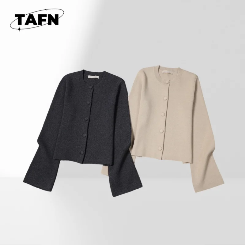 

Модный однотонный вязаный свитер для женщин, уютный и модный зимний теплый кашемировый свитер для женщин, элегантный AJ1301