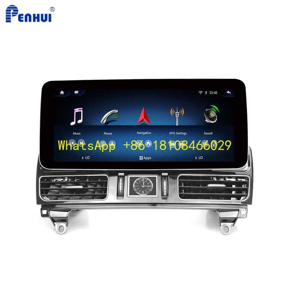 

12.3 Inch 2K Screen Android Car GPS Multimedia Screen Player for Mercedes-Benz ML GL W166 2013-2015 Navigation Carplay Radio
