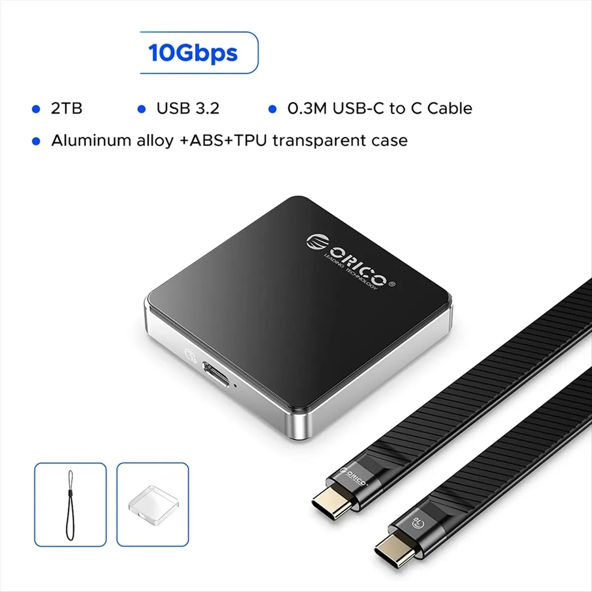 L63A  Magnetic 2230 M.2 NVMe SSD Enclosure 10Gbps M.2 to USB Type C External Adapter for
