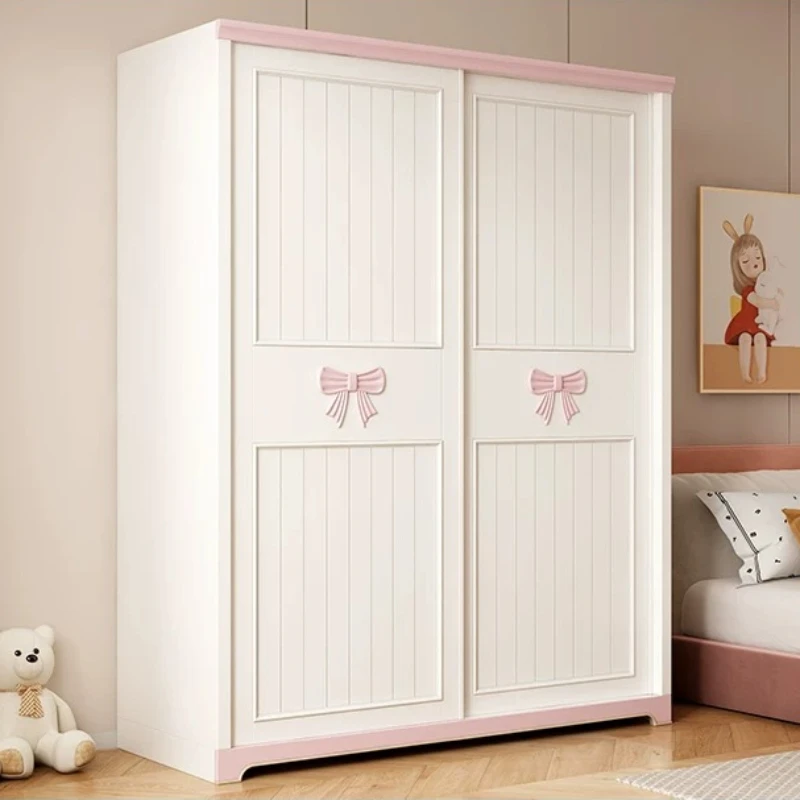 Cute Luxury Wardrobe Wooden Space Saving Modern White Wardrobe Dresser Organizer Armadio Camera Da Letto Bedroom Furniture