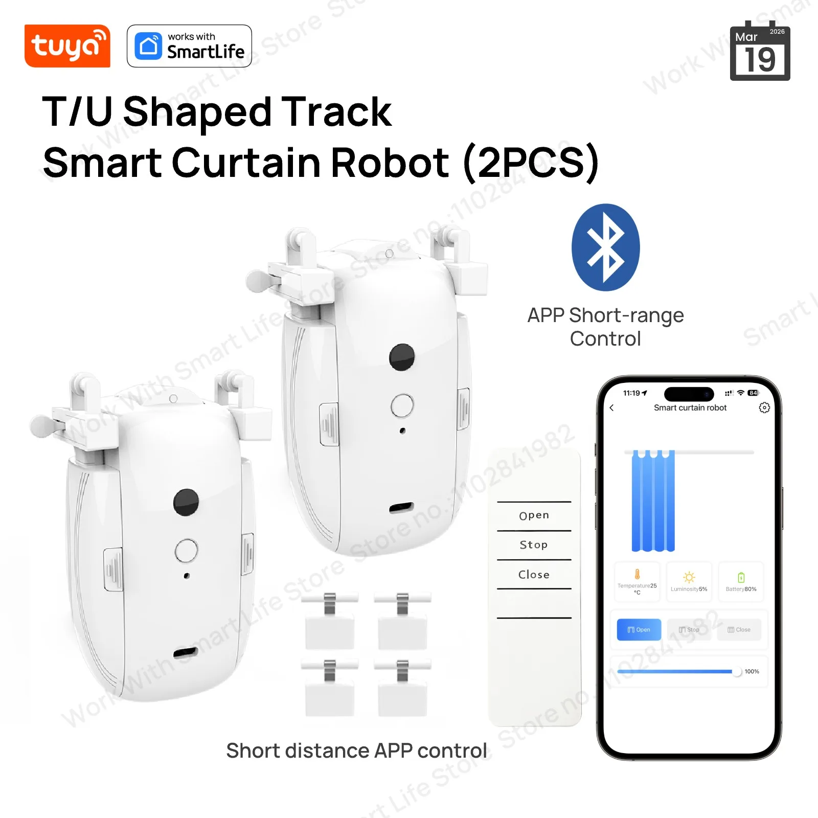 tuya-smart-curtain-motor-t-u-rail-dual-mode-app-bluetooth-short-range-remote-controller-control10m-rangetimer8kg-capacity