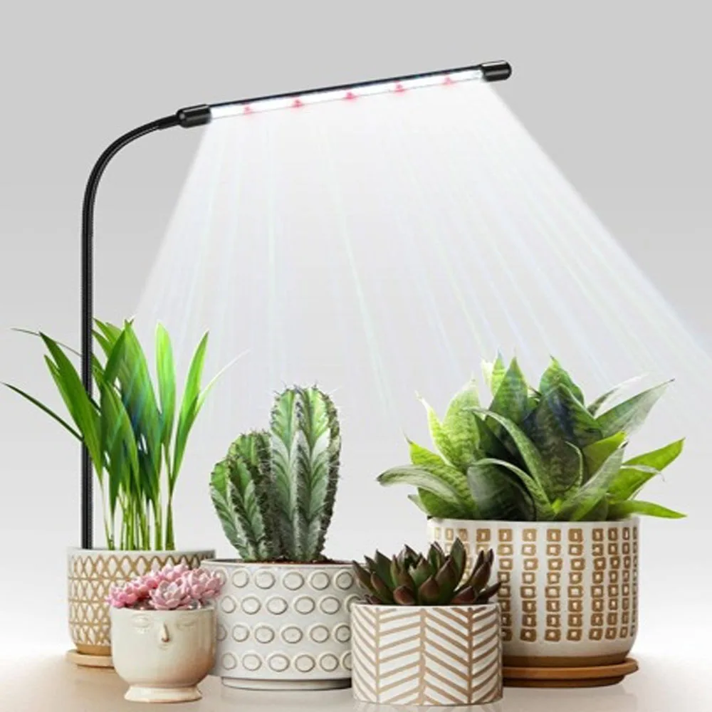 Nice KEBINCPLED USB 5V Grow Lamp Full Spectrum Plant Lights With Control Fitolamp Lights Home Indoor Flower Seedling Clip Phyto