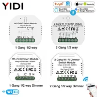 Smart Light Switch Module Remote Voice Control 1/2 Way 1/2 Gang Dimmer Breaker Switch Smart Life Tuya DIY WiFi Google Home Alexa