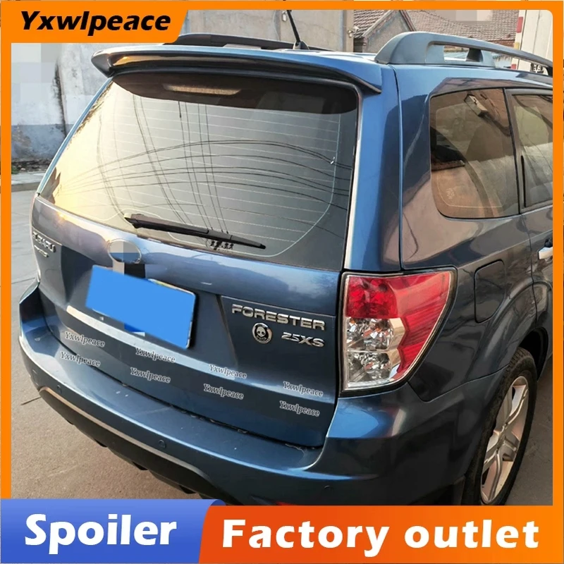 

For Subaru Forester 2008 2009 2010 2011 2012 Roof Spoiler ABS Plastic Primer Color Rear Trunk Lip Wing Car Styling