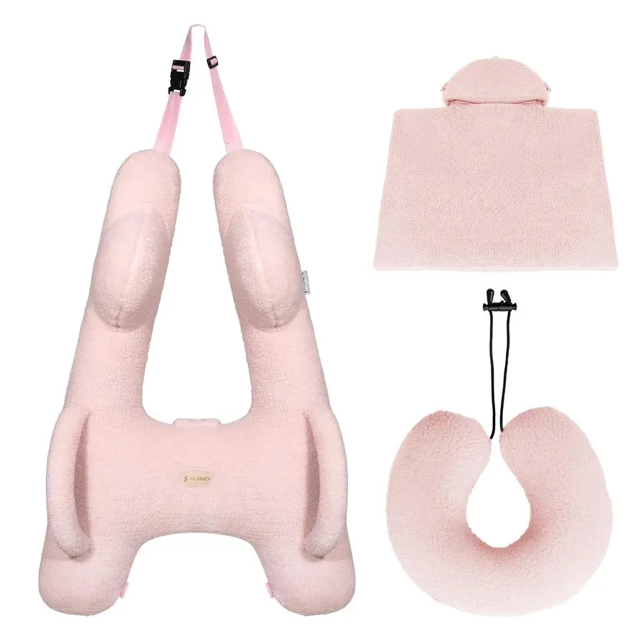 

Car Sleeping Travel Pillow for Kids, Kids Travel Pillow Removable HShaped Pillow for Adults and Children to Support Head and Bod