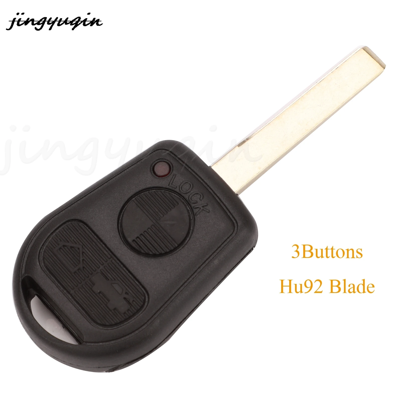 jingyuqin 2/3 Buttons Replacement Remote Car Key Shell Case Fob For BMW E31 E32 E34 E36 E38 E39 E46 Z3 Z4 With HU58/HU92 Blade