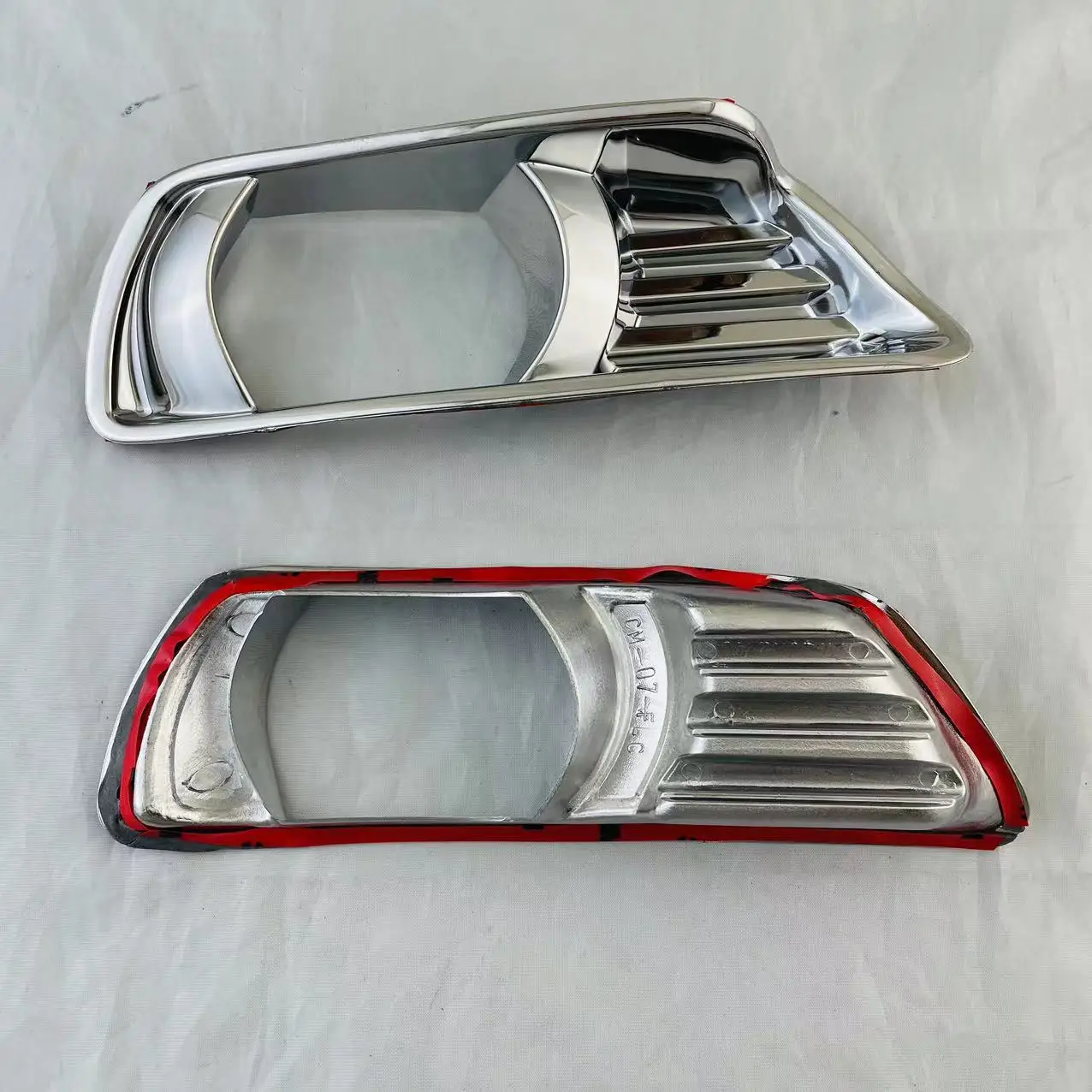 For Toyota Camry 2007 2008 2009 2010 2011 Silver Chrome Car Fog Lamp Covers Trim Frame Moulding Car Lamp Accessories Stickers