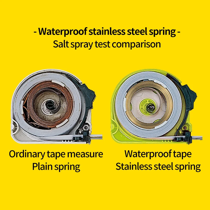 Tajima-Cinta de acero impermeable, 5,5 m, regla de doble cara, alta precisión