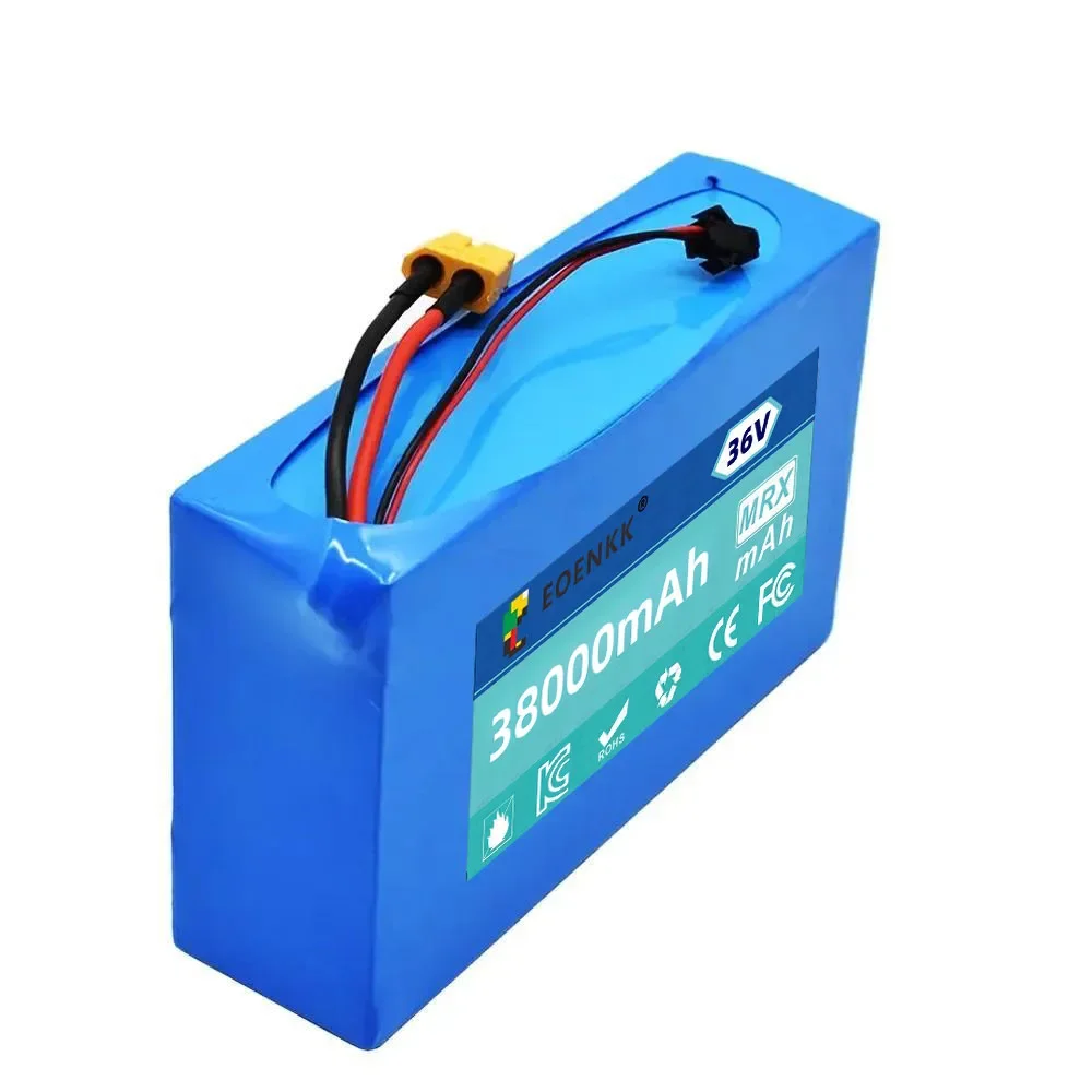 36V electric Battery 38Ah 10S2P 18650 Lithium Battery Pack 550W 38000mAh 42V City Coco Cooter Vehicle Battery with BMS