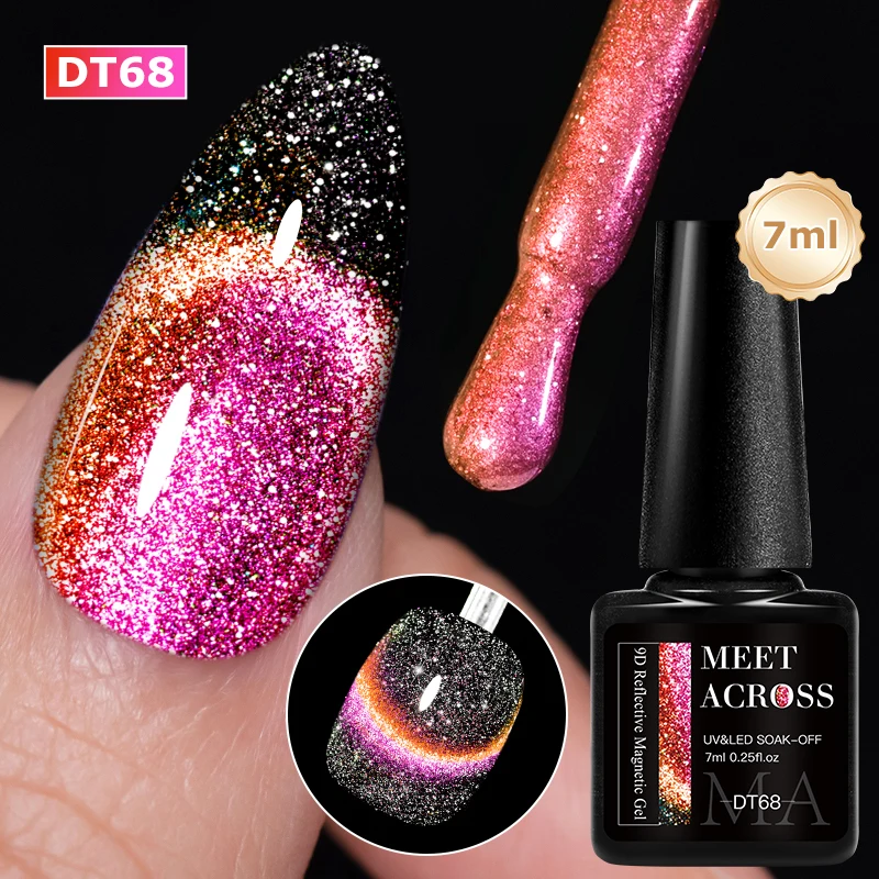 7ml 9D Rainbow Magnetic Gel La – Nail Art Rainbow recenzja i cena