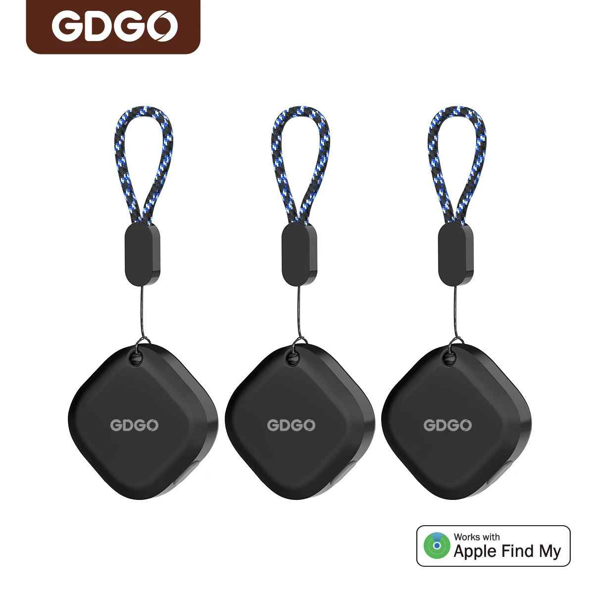 GDGO Smart Bluetooth Tracker Keys Finder Item Locator SmartTag Up to 1 Year Battery Phone Finder For Find My IOS Android