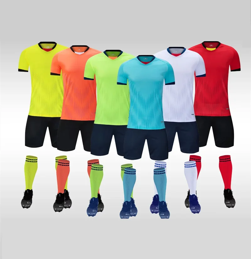 

New High Quality Football Shirt Sublimation Soccer Jersey Set Adult Football Uniform For Man