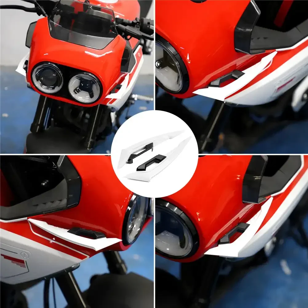 2Pcs Motorcycle Winglets Motorcycle Front Side Spoiler Aerodynamic Wing Set Motorcycle Fixed Wind Wing Used for 250SR