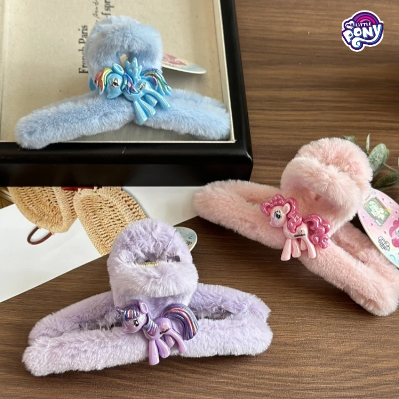 마이 리틀 포니 핑키 파이 봉제 상어 클립, 귀여운 양면 소녀, 귀여운 카와이 크리스마스 생일 선물, 가을 및 겨울