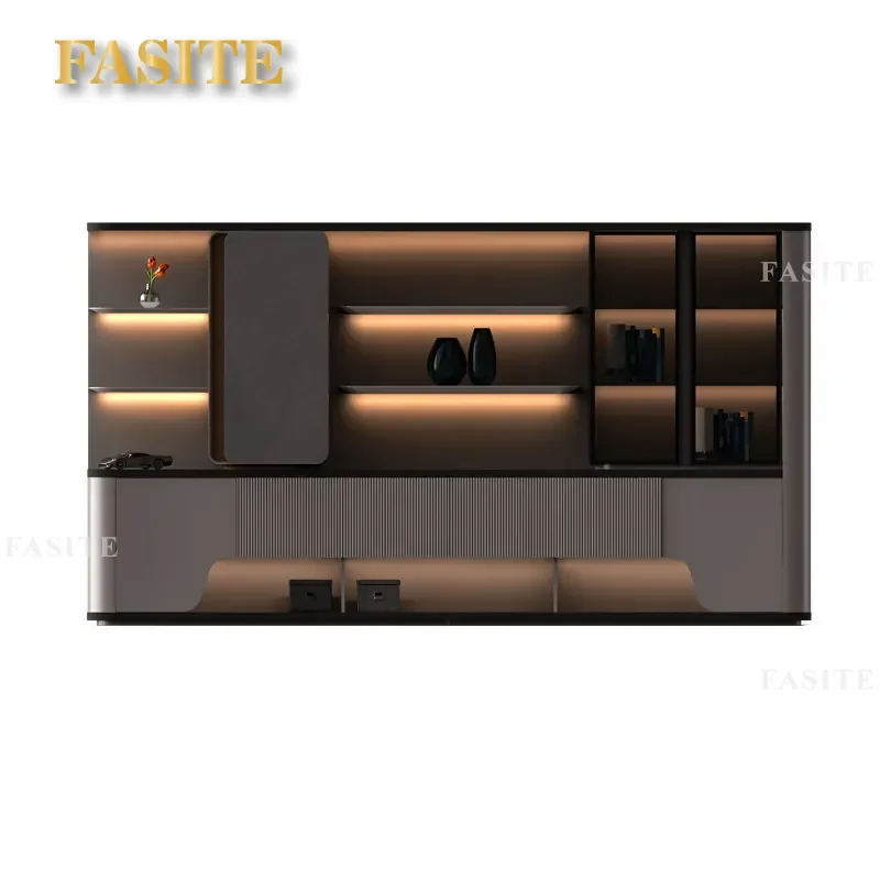 For Office File Cabinet Storage Bookcase Information Boss Background Furniture Simple Design Home Workplace Organization