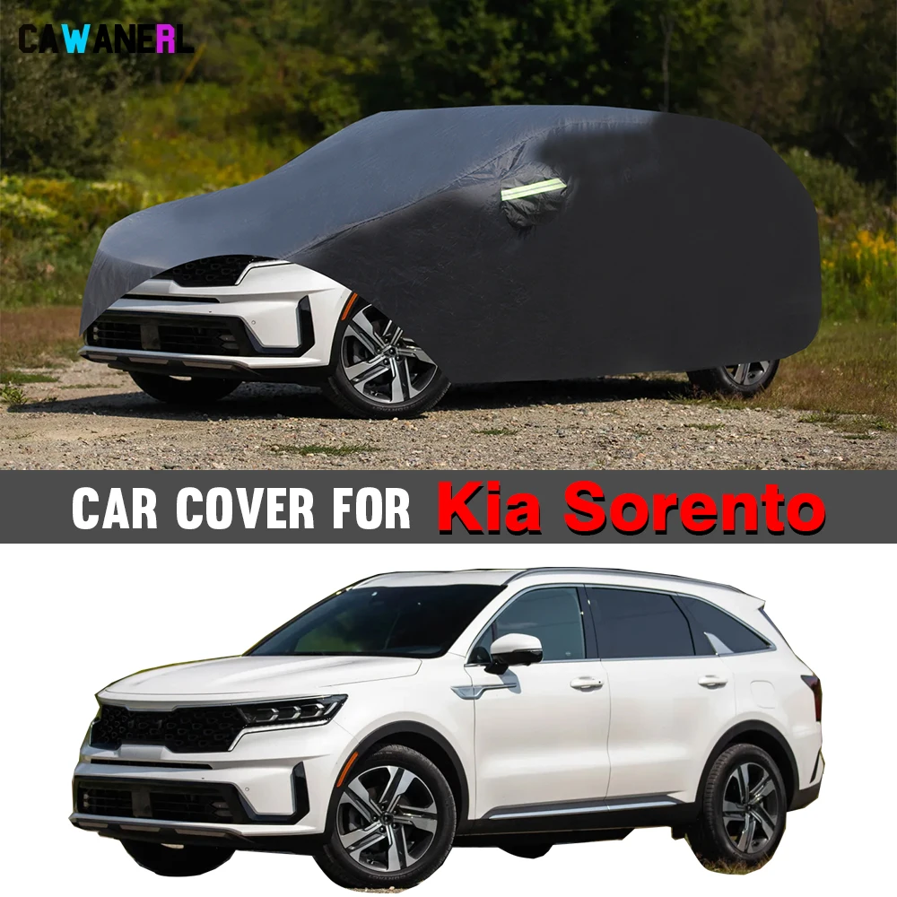 

Car Cover Outdoor Sun Rain Snow Scratch Prevent Waterproof Auto Cover For Kia Sorento 2002-2026