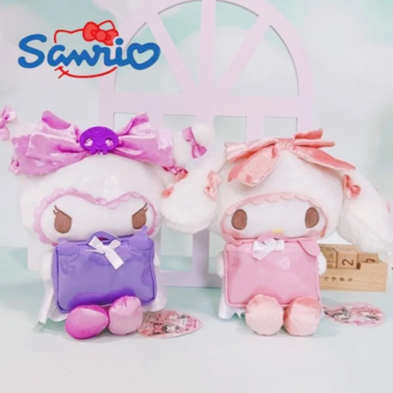 

Spot Furyu Genuine 20cm Anime And Manga New Kuromi Mymelody Tote-Bag Male Doll Tote Girls Birthday Gift