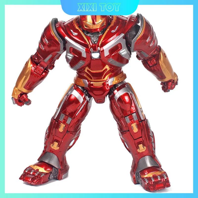 

ZD 20cm Iron Man Mk44 High Quality Luminous Anti Hulk 8-Inch Joint Movable Action Figure Collection Model Decorations Gift