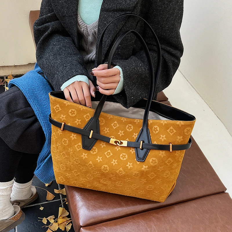 

Модная женская большая сумка из просторной кожи, коллекция роскошных брендов, известный дизайнерский стиль, элегантный выбор