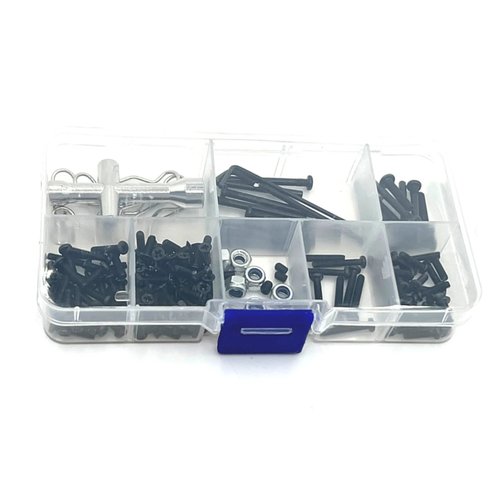 183 peças kits de parafusos com caixa de armazenamento para hyper go mjx 14301 14302 14303 1/14 rc ferramentas de atualização de carro