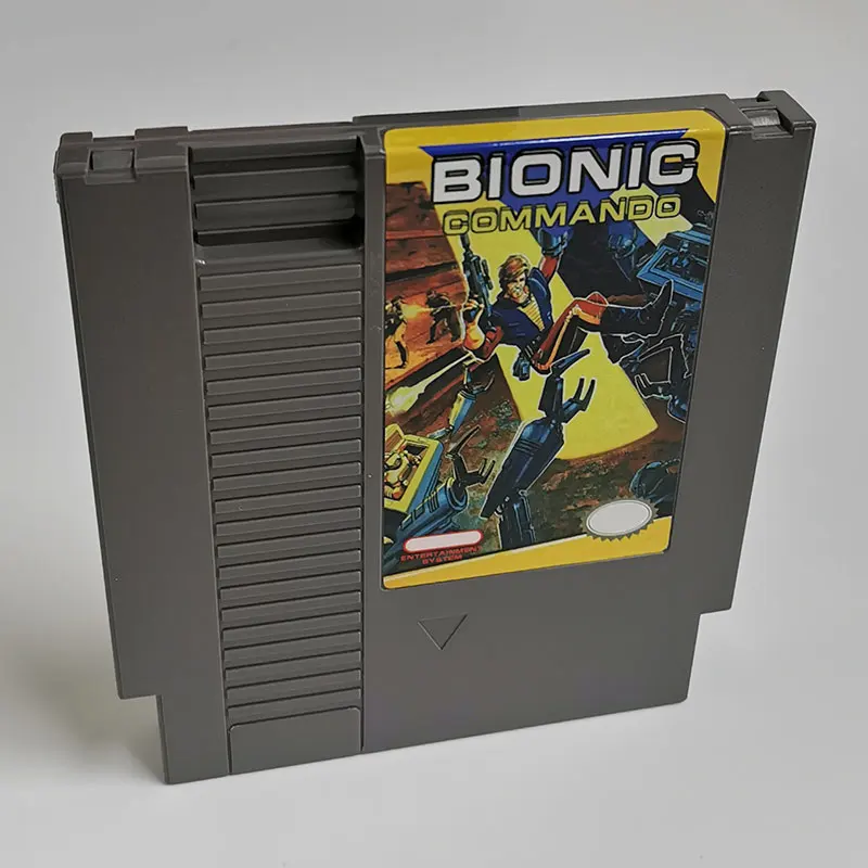 

Bionic Commando Multi Game Cartridge for NES NTSC And PAL Version 8 Bit Video Game Console