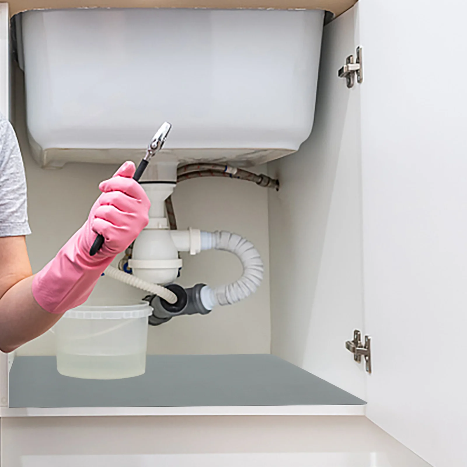 

Waterproof Moisture Proof Thickened Dish Drying Mat For Kitchen Counter Water Absorbent Sink Mat Decorative Drying Pad