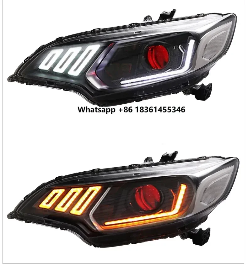 

Car Front Headlight Head Lamp fit gk5 05-20 DRL Daytime Running Light Turn Signal