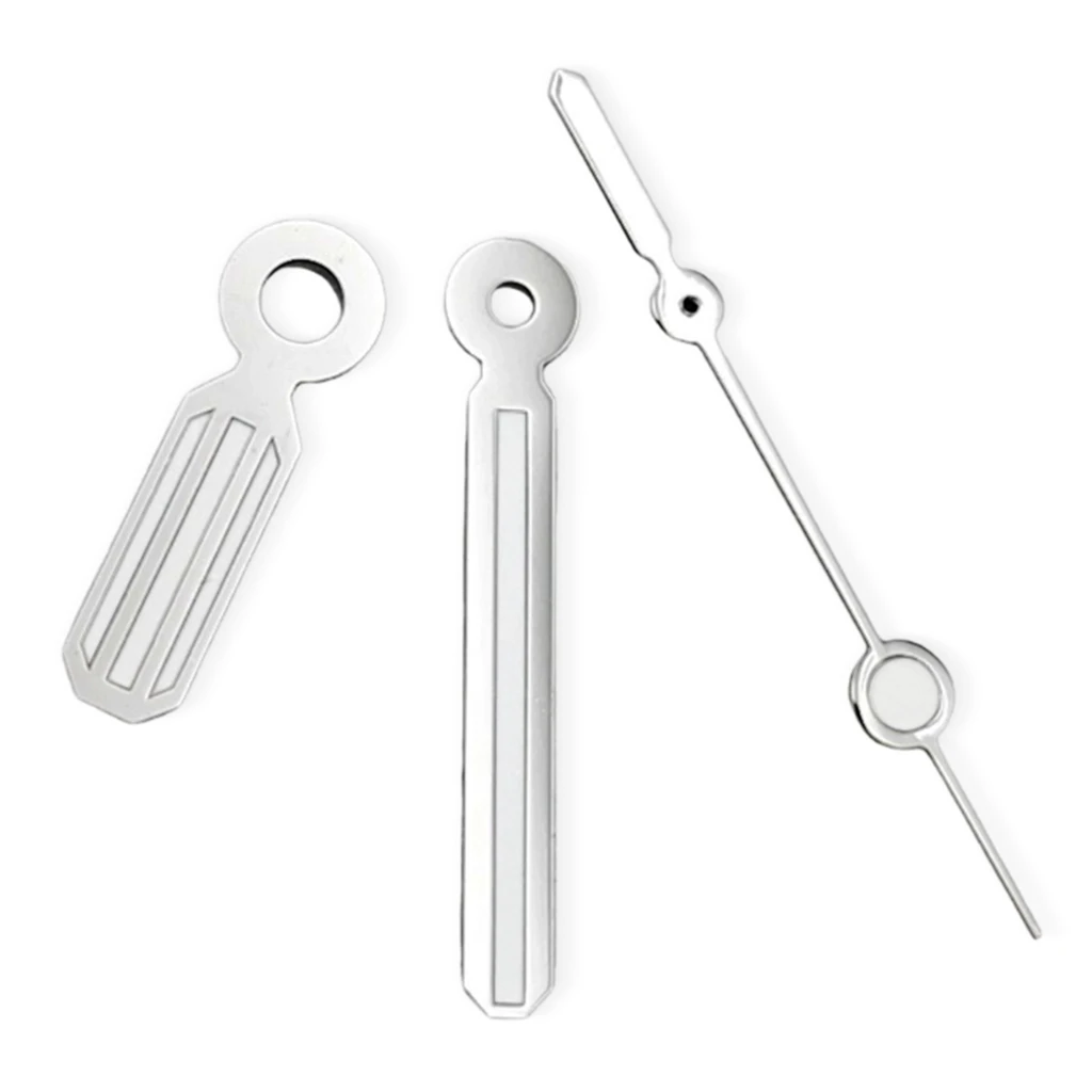 

Зеленые светящиеся серебряные стрелки для часов NH35 NH36 ETA 2824 2836, автозапчасти для часов