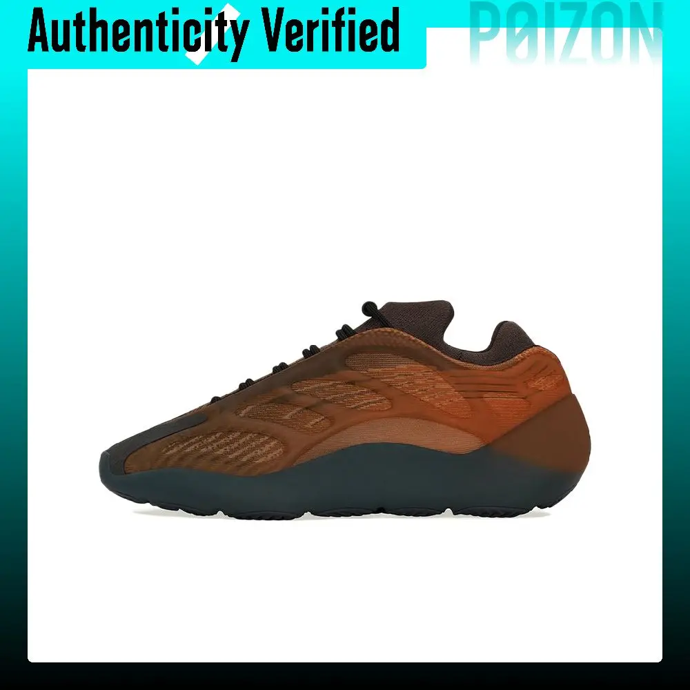 Adidas Originals Yeezy Boost 700 V3 Copper Fade Irregular Shape' Fabric Low top Chunky Sneakers Unisex Brown Orange GY4109