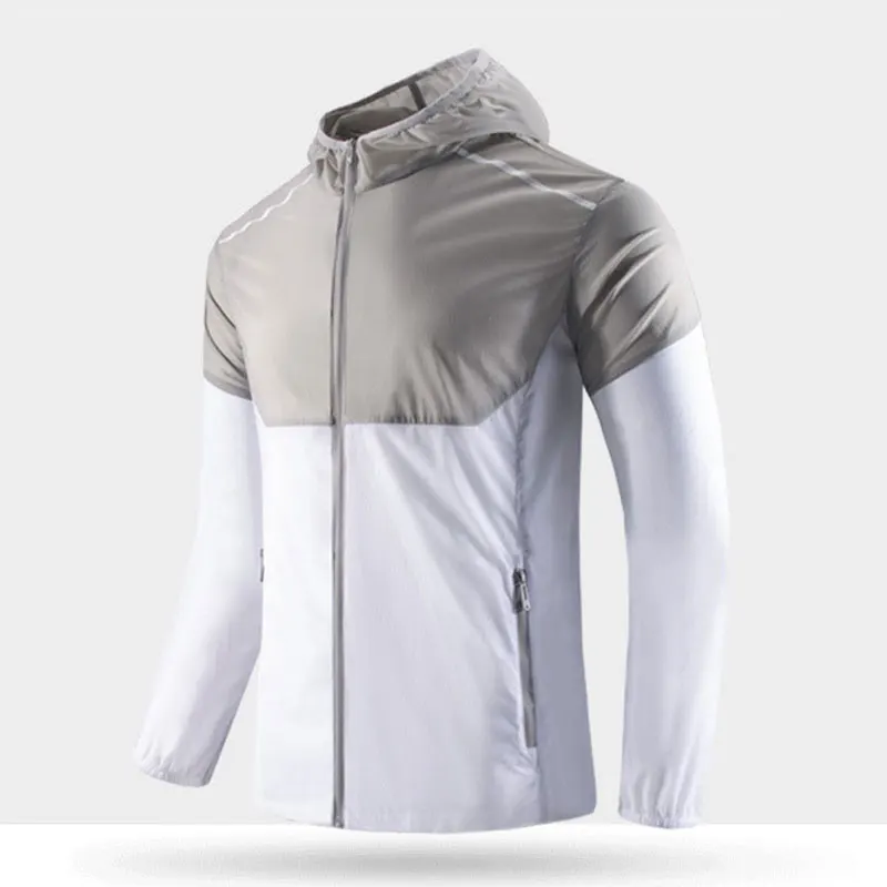 Running Men Jacket Summer Sun Protection Women Sports Coat Quick Dry Breathable Jogging Skin Suit Outdoor Fishing Camping Jacket