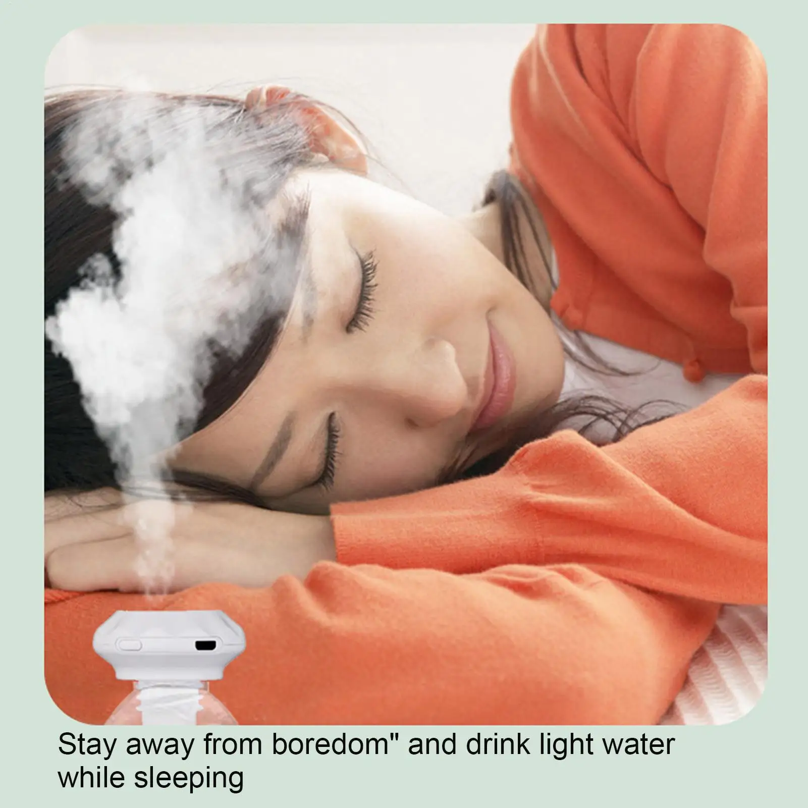 USB Cool Mist Humidifier Portable Spray Cool Mist Purifier Quiet Tiny Travel Humidifier Without Water Container For Desk Car
