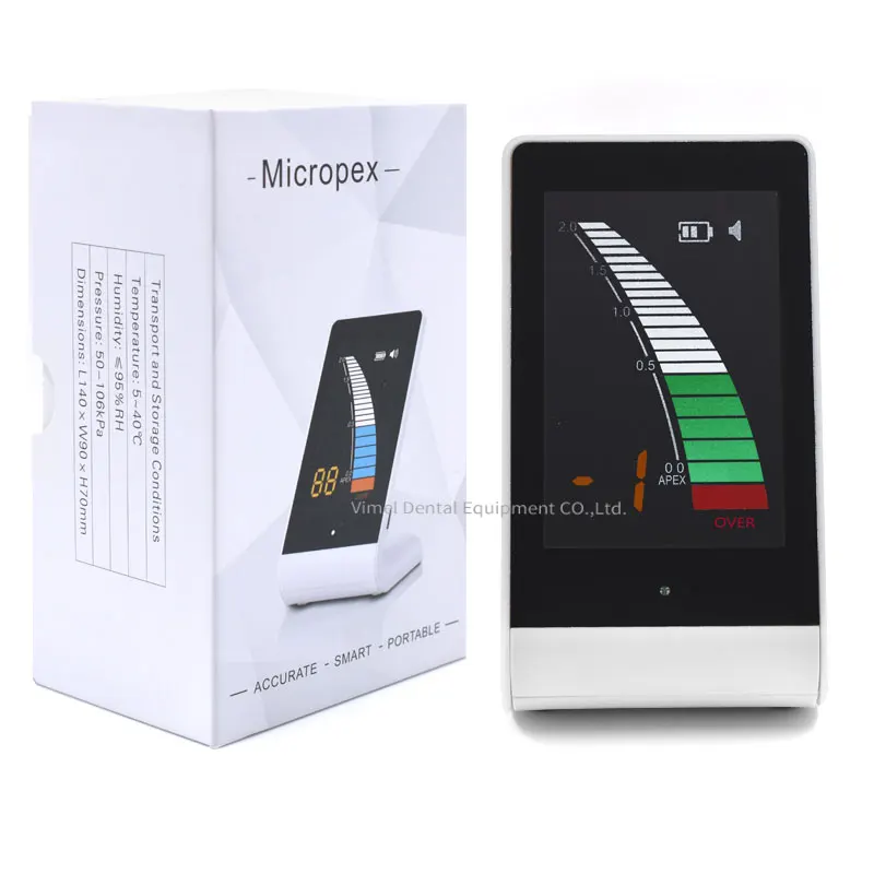 Dental Endodontic Apex Locator with Color Screen Root Canal Length Measure Instrument