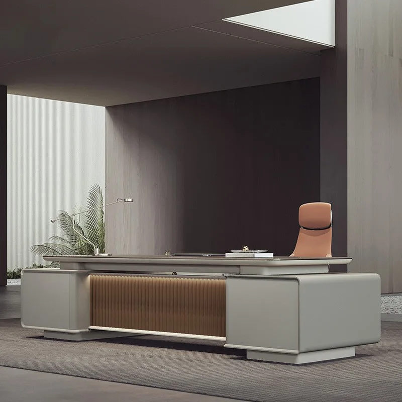 

Desk President Office Desk High-end Executive Desk Manager Office Desk Office Desk and Chair Set