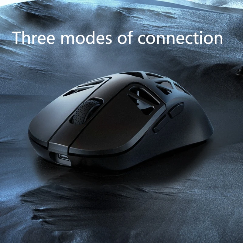 ラップトップおよびオフィスエンターテインメント用のセンサー付きワイヤレスマウス、軽量デザイン、クリエイティブ互換、Bluetoothゲーミングマウス、paw3395,m3