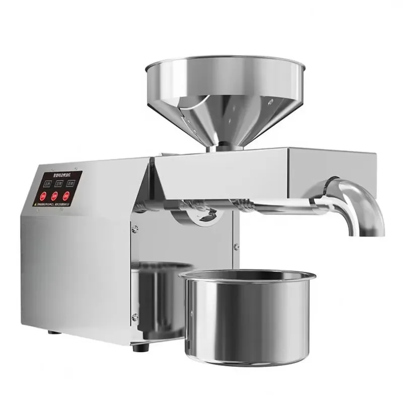Fully Automatic Stainless Steel Olive Oil Press Home Medium-Sized Commercial Use No Pre-Frying Required Cold Press Oil