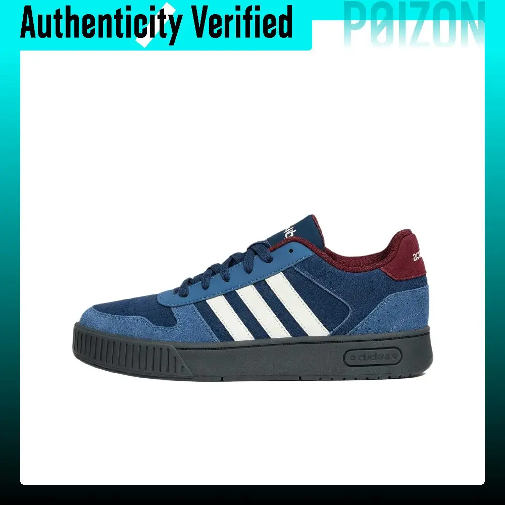 Adidas D-PAD CLASSIC Skate Shoes Unisex Low-top Navy Blue/Jade White LB1226