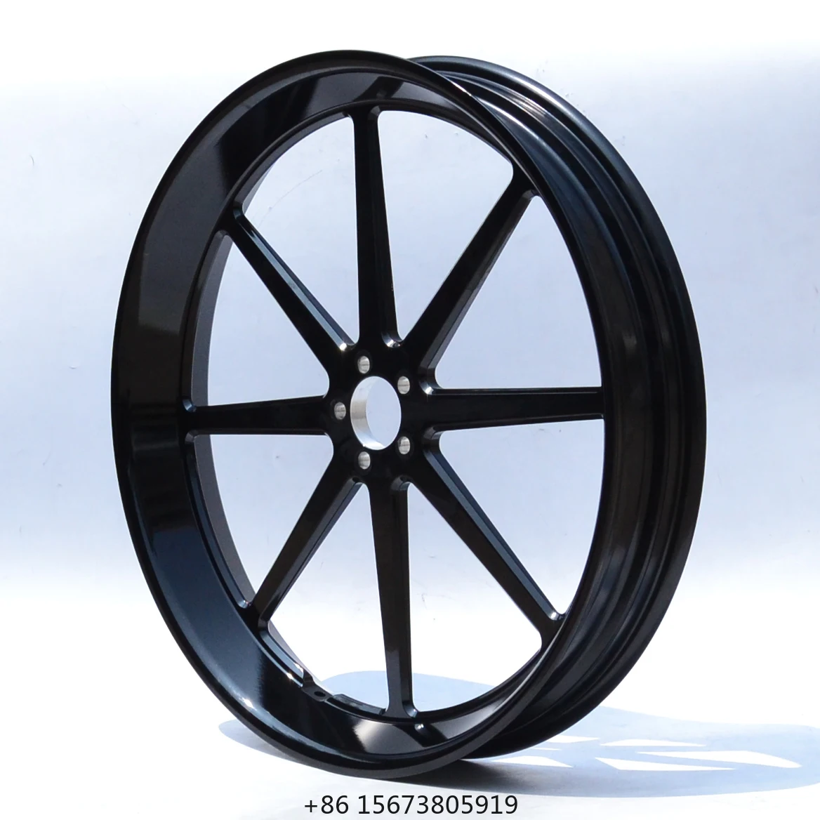 

Bright Black Spray Coating Forged Aluminum Motorcycle Wheel Rim 18*8.5/16.5.5/18*3.5/23*3.75