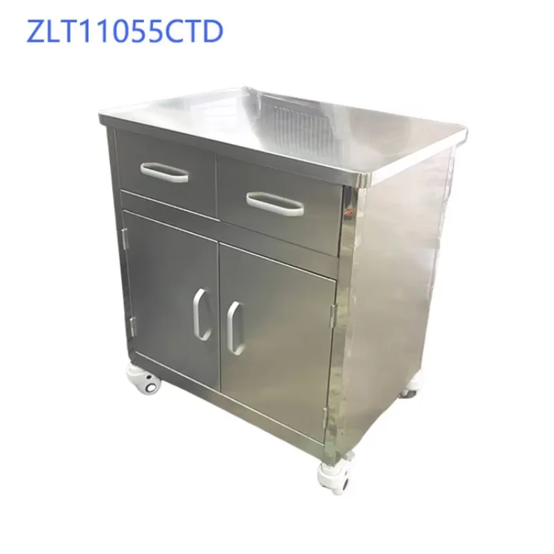 Highly Designed Stainless Steel Examination Table with 2 Drawers, Customizable.