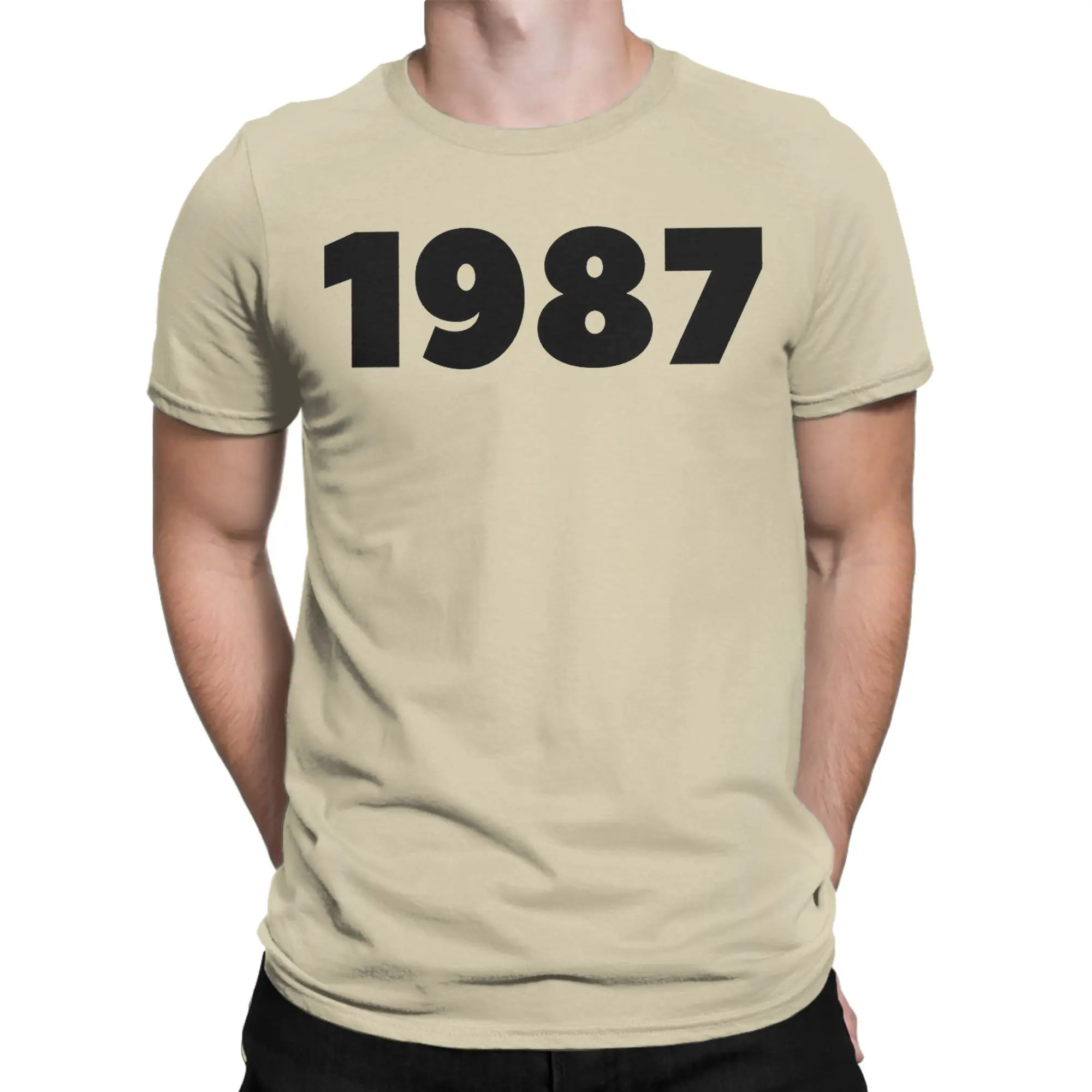 1987 40rd Birthday Born In 1987 40 Years Old made in 1987 Outfit Men Women T Shirt 100% Cotton Tee Graphic Printing  T-shirt