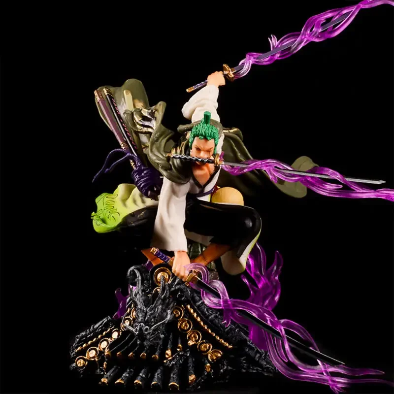 

Bandai Pirate Sea King and the Country Roof Sauron Kimono Three Knife Flow Boxed Animation Hand made Model