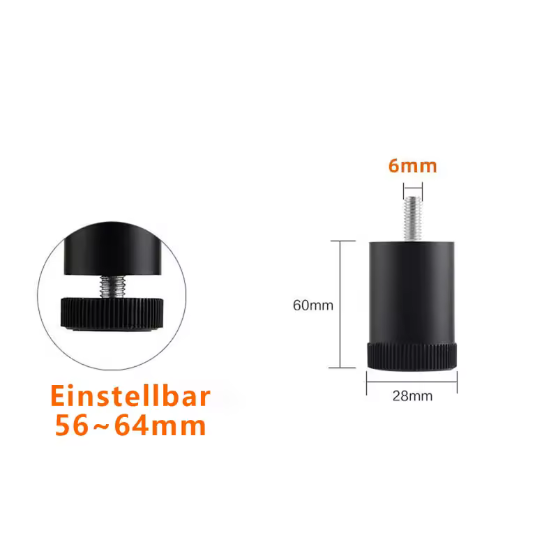M8~M10 1PCS Adjustable Furniture Leg Aluminum Alloy Table Legs For TV Cabinet,Wardrobe,Raised Refrigerator Washing Machine Feet - Image 31