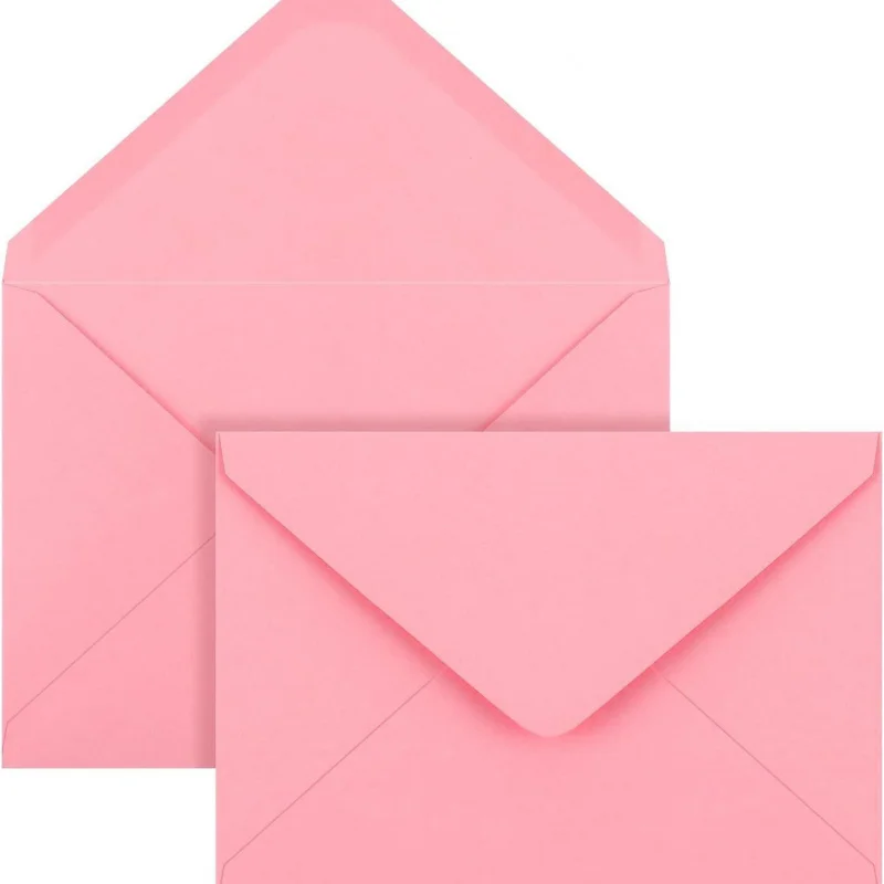 Custom Envelope Direct Supply Solid Color European Style Colorful Double Offset Paper Western Envelope Kraft Paper