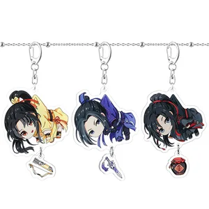 Der unbezwingbare Acryl -Schlüsselbund, der Großmeister der Dämonenanbau, Wei Wuxian, Lan Zhan, Jiang Cheng, Mo Dao Zu Shi, Requisiten 10 Hauptverkäufe Yaoi Keychain - №1