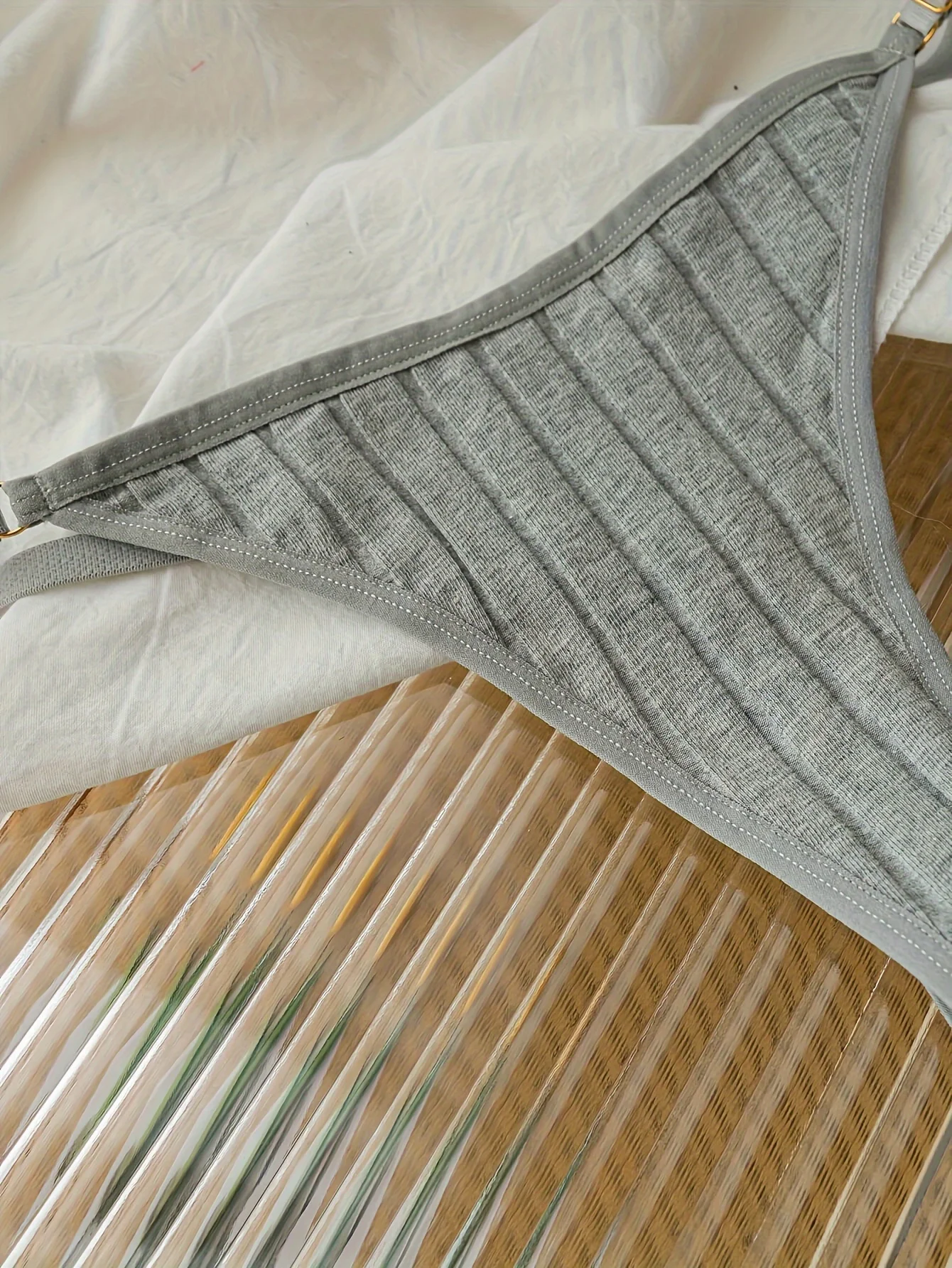 6 أزواج عشوائية من سيور النساء المصنوعة من القطن الخالص بألوان مختلطة مع أشرطة قابلة للتعديل، ملابس داخلية نسائية بسيطة وجديدة