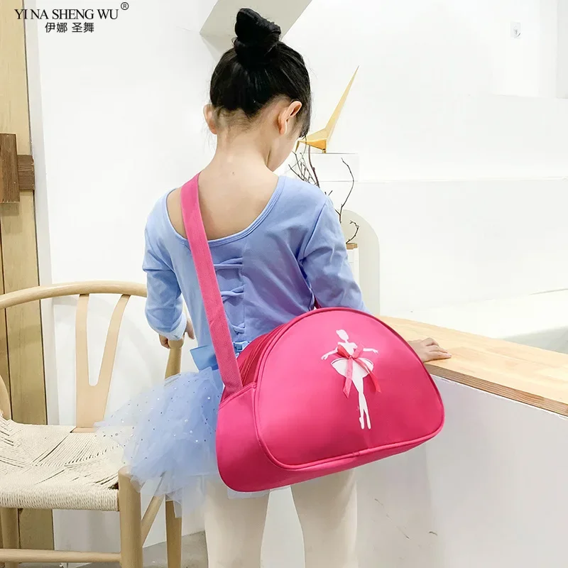 حقائب رقص الباليه Bowknot حقيبة كروسبودي الفتيات حقيبة ظهر جميلة للأطفال الباليه فائدة حقيبة كتف حقيبة يد حقيبة الأميرة مقاوم للماء