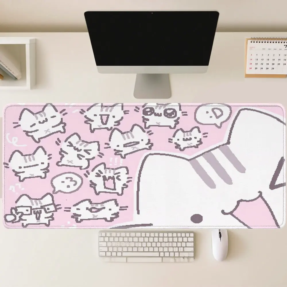 

Snow Mouse Pad Desk Mat Computer Mat 2D Flat XXL XL L Super Big Large Gaming Mouse Pad, Desktop Decor Desk Pad, Cute Men Women