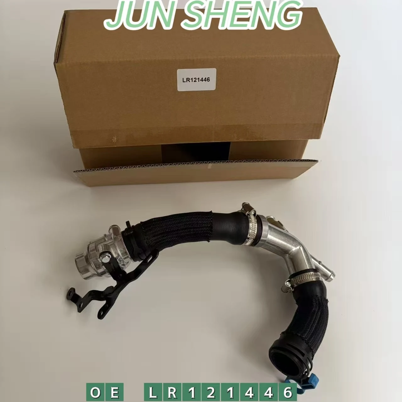 1pc LR121446 Aluminum THERMOSTAT HOSE COOLANT PIPE For Land Range Rover Defender L6 3.0