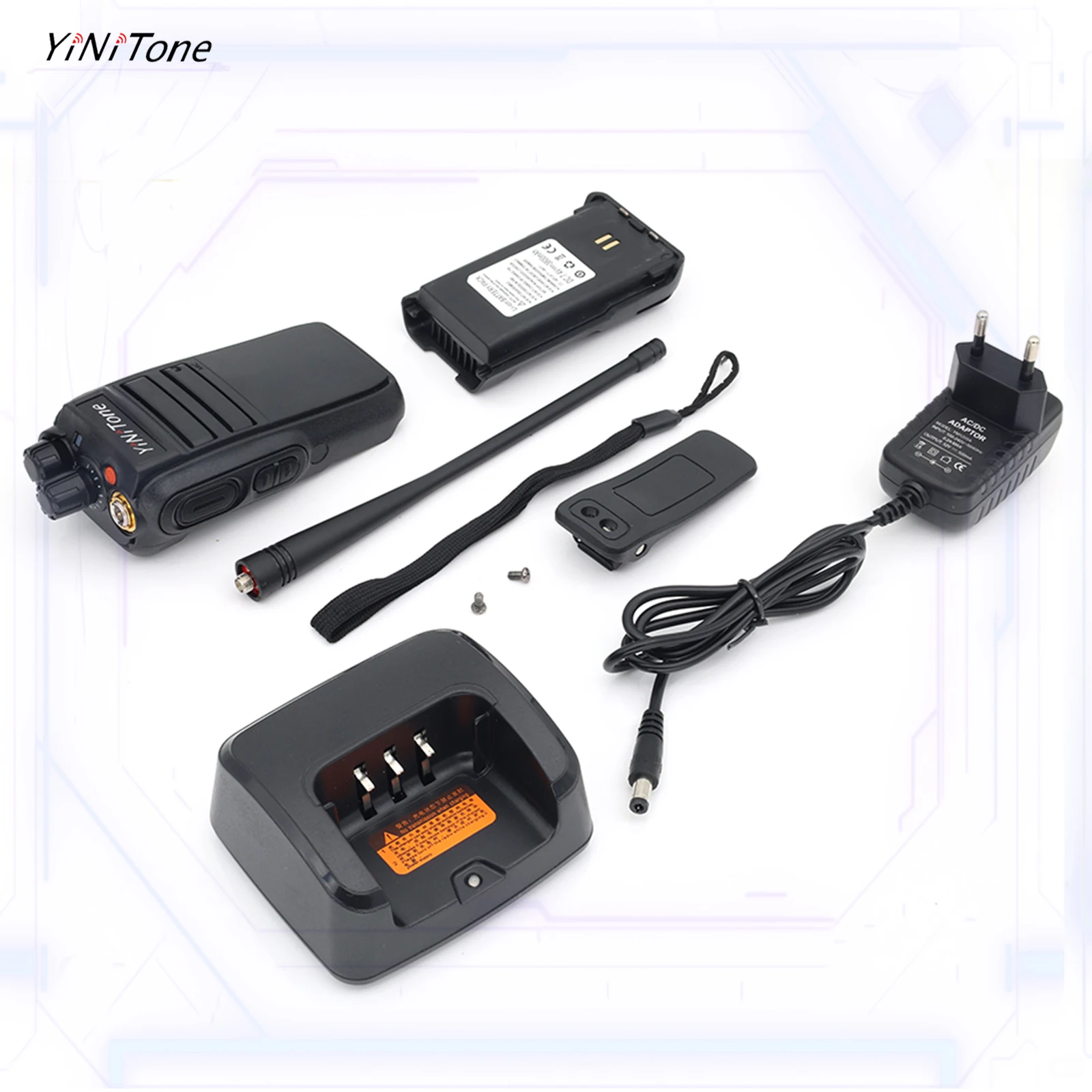 YiNiTone Professional Waterproof GMRS Radio W393 Long Range Rechargeable IP68 wireless frequency matching Adults Walkie Talkie