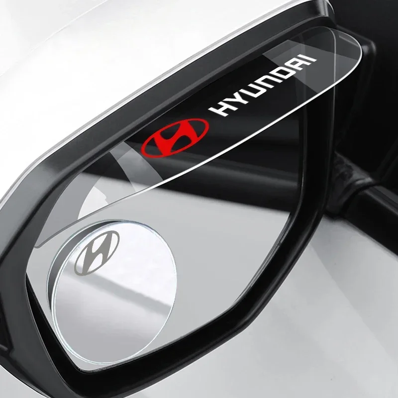 سيارة مرآة الرؤية الخلفية المطر الحاجب صغيرة مستديرة عكس لشركة هيونداي N خط i10 i30 i20 سوناتا أكسنت توكسون إلنترا #6